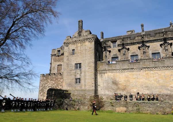 Royal Salutes at Stirling Castle. Picture: Lisa Ferguson.