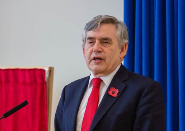Gordon Brown. Picture: JP