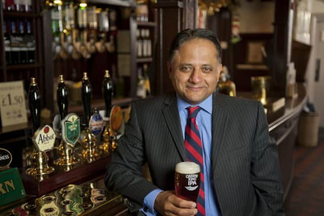 Rooney Anand is chief executive of Greene King, which owns Dunbar-based brewer Belhaven. Picture: Contributed