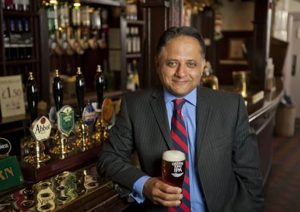 Rooney Anand is chief executive of Greene King, which owns Dunbar-based brewer Belhaven. Picture: Contributed