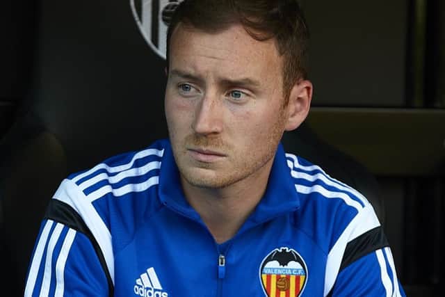 Ian Cathro, pictured during his time as Valencia assistant coach, is favourite to take over as Hearts head coach. Picture: Manuel Queimadelos Alonso/Getty