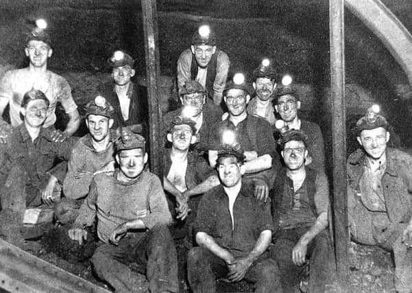 Miners are pictured underground at the Frances Colliery in 1942, a rare image as itwas unusual for the men to be photographed at work near the coal face. Althoughrumours of the pits closure were active in 1982, miners were assured that their jobswere safe, but in 1985 the National Coal Board announced that the Frances was toclose with the loss of 500 jobs. PIC Contributed.