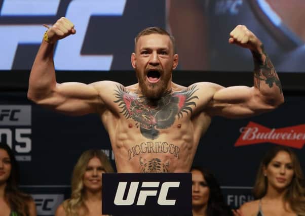 UFC's Conor McGregor has been granted a boxing licence.  Picture: Michael Reaves/Getty Images