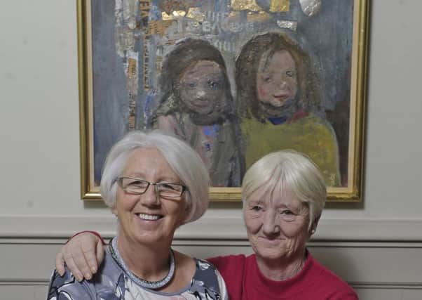 The Samson sisters Mary McDonald and Pat McLean were enjoyed seeing Joan Eardleys work. Picture: Neil Hanna