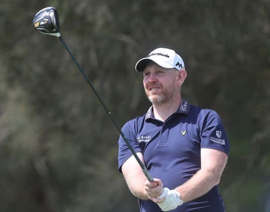 Stephen Gallacher on his way to a level-par 72 in the opening round of the Australian PGA Championship. Picture: Getty Images
