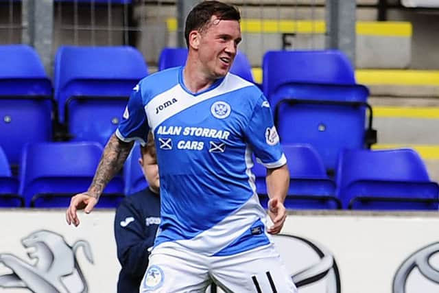 St Johnstone's Danny Swanson is wanted by Hibs. Picture: Michael Gillen