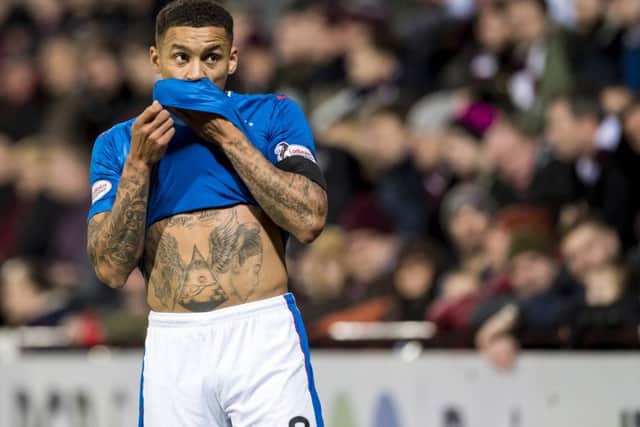 Rangers were beaten 2-0 at Tynecastle on Wednesday night. Picture: SNS