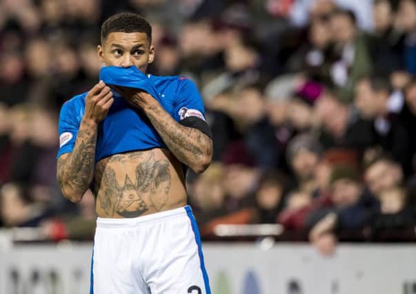 Rangers were beaten 2-0 at Tynecastle on Wednesday night. Picture: SNS