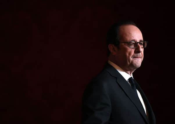 French President Francois Hollande will not seek re-election in next year's presidential election. Picture: AFP/Getty Images