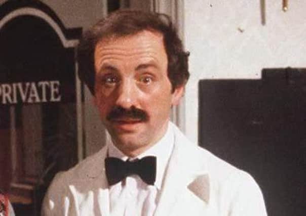 Andrew Sachs as Manuel in Fawlty Towers. Photo by REX/Shutterstock