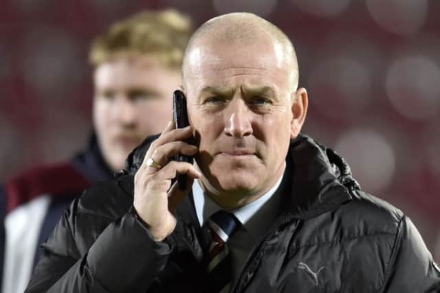Rangers manager Mark Warburton has identified a midfielder he hopes to sign in the transfer window. Picture: Rob Casey/SNS