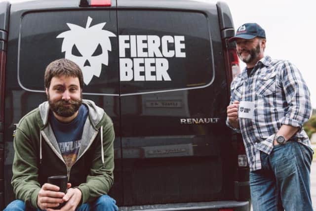 Fierce Beer was set up by David McHardy, left, and Dave Grant. Picture: Contributed