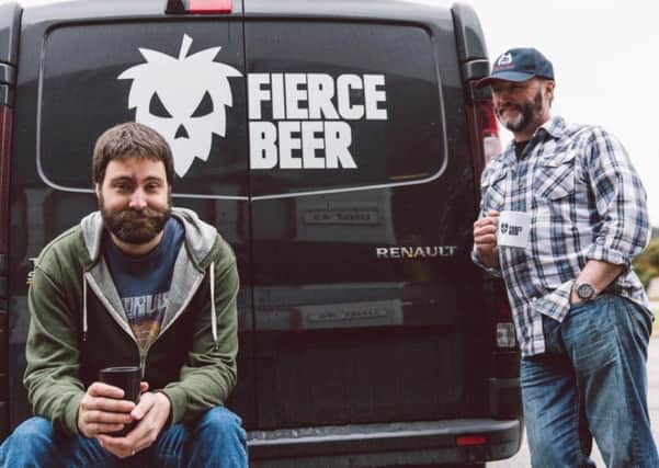 Fierce Beer was set up by David McHardy, left, and Dave Grant. Picture: Contributed