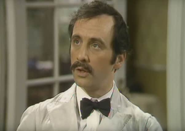 Andrew Sachs portraying Manuel in Fawlty Towers. Picture: Contributed