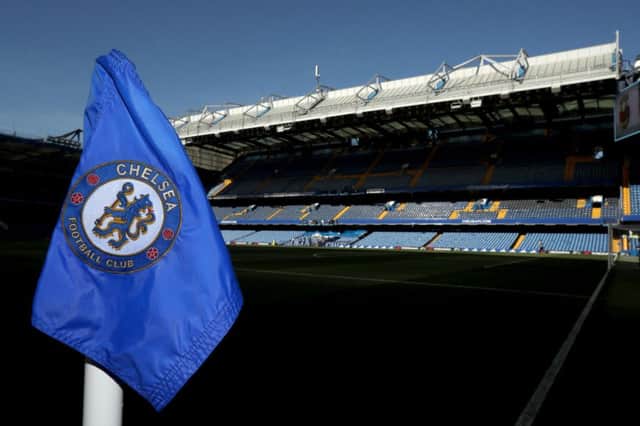 Corner flag at Stamford Bridge, the home of Chelsea FC. Picture: Nick Potts/PA Wire