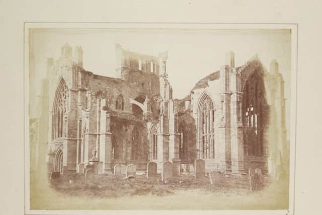 Melrose Abbey. Picture: NLS