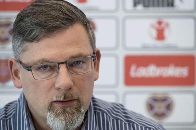 Hearts director of football Craig Levein speaks to the media ahead of tomorrow's clash with Ross County. Picture: SNS