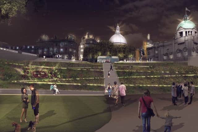 Designs for the north end of Union Terrace Gardens. PIC LDA Designs