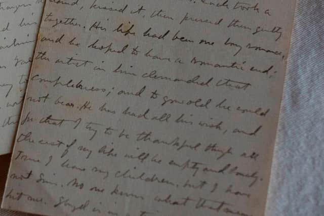 Stevenson's widow writes about how "his life had been one long romance..."