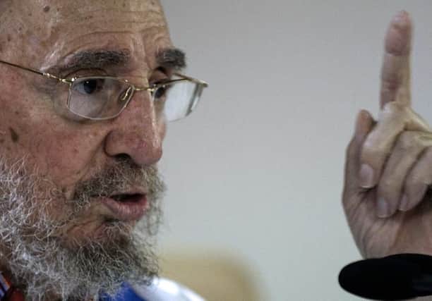 The late Cuban leader Fidel Castro