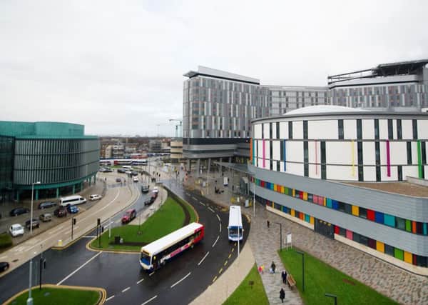 The Queen Elizabeth University Hospital and Royal Hospital For Children. Picture: John Devlin/TSPL