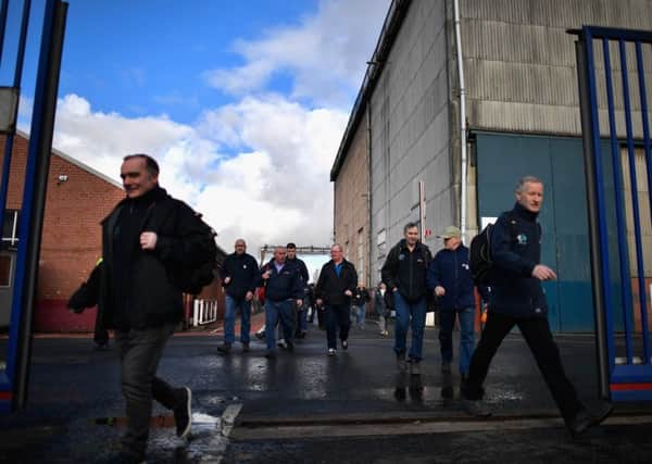 Jobs are secure at the BAE Systems yard in Govan. Picture: Jeff J Mitchell/Getty
