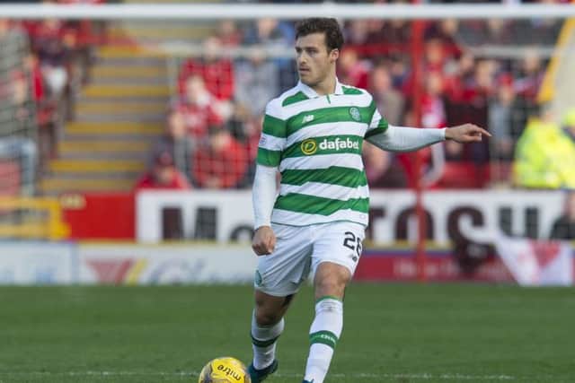 Celtic's Erik Sviatchenko was missing from the starting line up for today's match versus Motherwell.