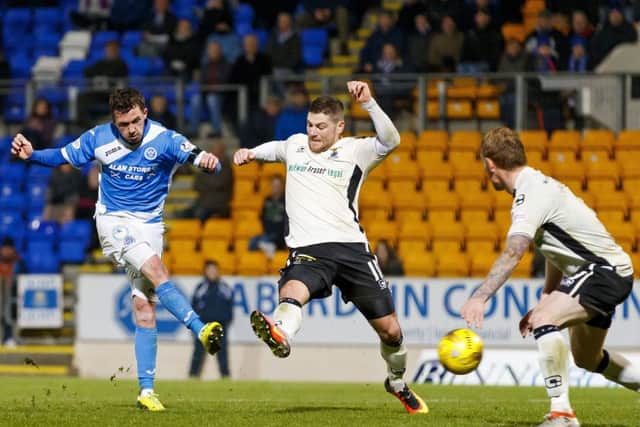 St Johnstone's Danny Swanson extends the lead to 3-0 over Inverness. Picture: Roddy Scott/SNS