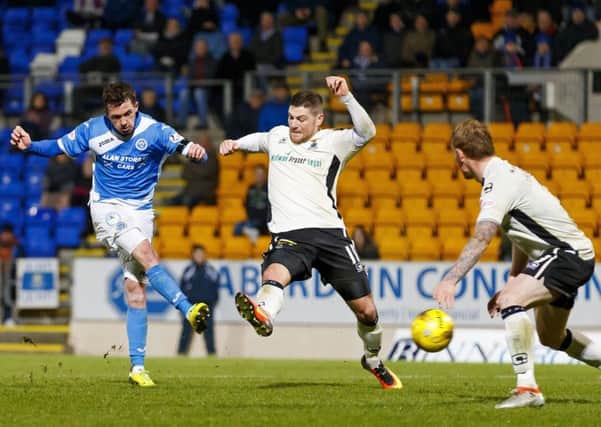 St Johnstone's Danny Swanson extends the lead to 3-0 over Inverness. Picture: Roddy Scott/SNS