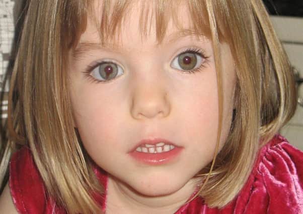 Madeleine disappeared from a holiday apartment in Portugal in May 2007. Picture: PA