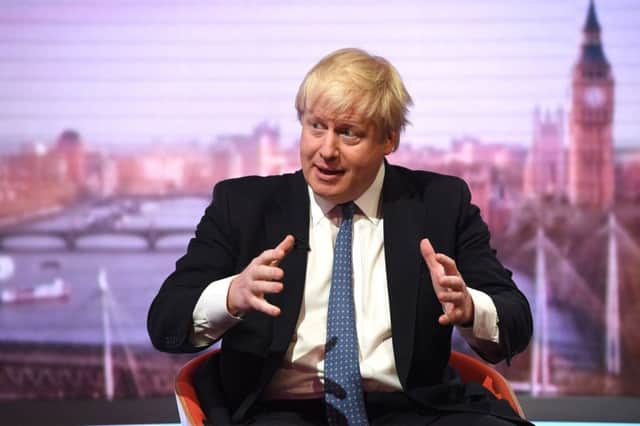 Boris Johnson said on The Andrew Marr Show that no decisions have been made on how much to pay into the EU budget. Picture: PA