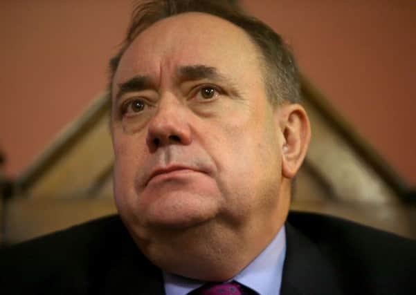 Former First Minister Alex Salmond said that Donald Trump has a character problem. Picture: Brian Lawless/PA Wire