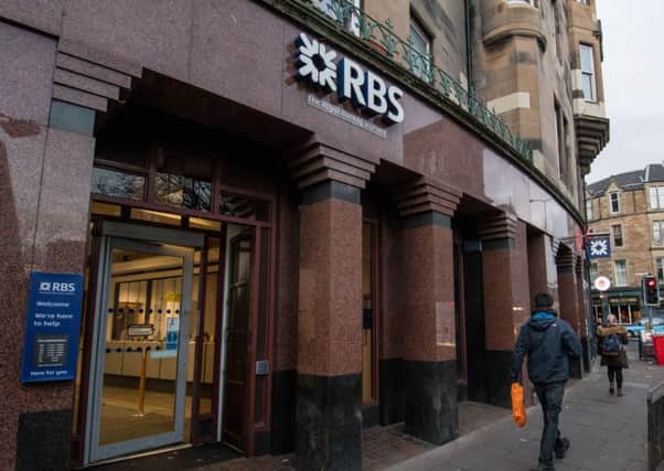 RBS is to axe nine branches across Edinburgh next year. Picture: Ian Georgeson