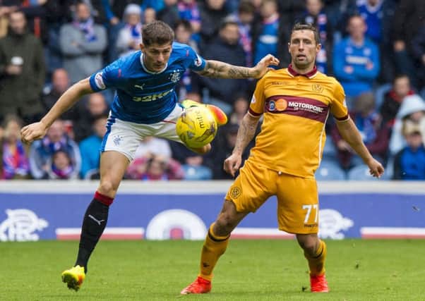 Rangers and Motherwell will battle it out for a place in the next round. Picture: SNS
