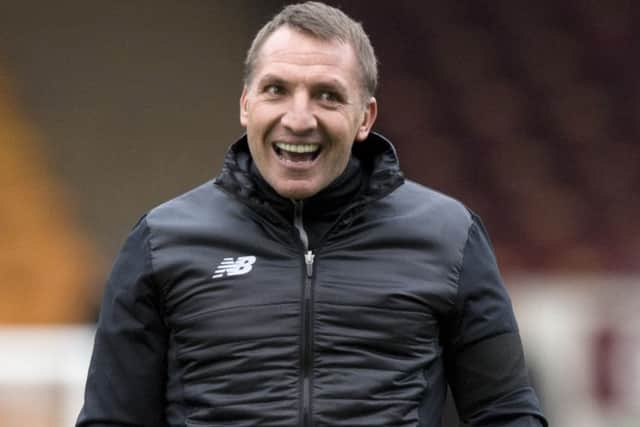 Brendan Rodgers made a tactical change which helped Celtic defeat Motherwell on Saturday. Picture: SNS