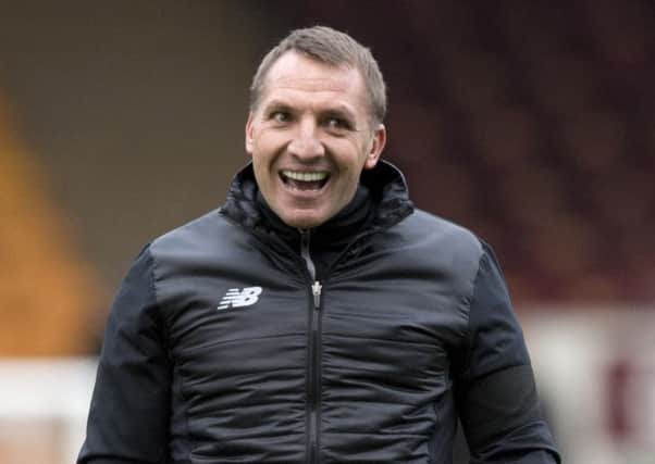 Brendan Rodgers made a tactical change which helped Celtic defeat Motherwell on Saturday. Picture: SNS