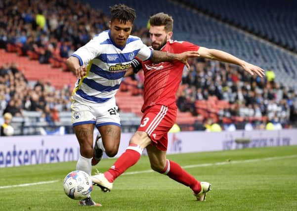 Graeme Shinnie, right, hopes to be on target tonight as he bids to add more goals to his game. Picture: SNS.