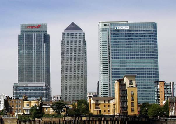 The finance sector paid 11.5% of the UK's total tax bill last year. Picture: Adrian Dennis/AFP/Getty Images
