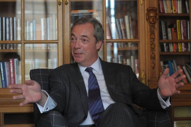 Former UKIP Leader Nigel Farage shortlisted for Person of the Year. Picture: Steven Scott Taylor / J P License