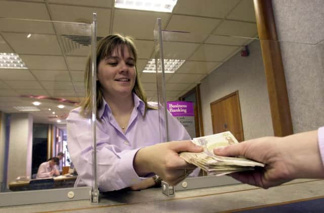 Scottish banknotes are less likely to be counterfeited than those issued by the Bank of England. Picture: Sandy Young/TSPL