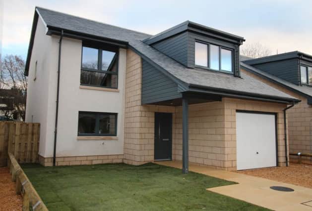 One of the four homes at Ironmills Road, Dalkeith