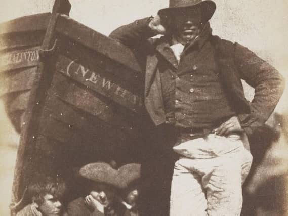 Boatman Sandy Linton pictured at Newhaven Harbour.