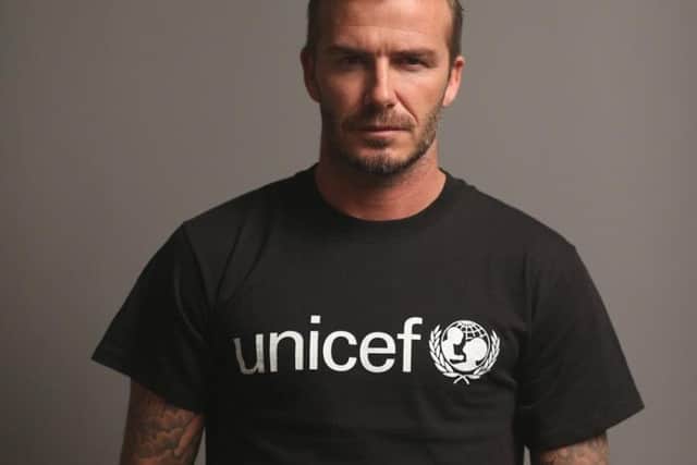 David Beckham will join Scottish icons like Robert Burns and Bonnie Prince Charlie.