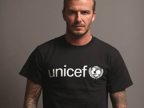 David Beckham will join Scottish icons like Robert Burns and Bonnie Prince Charlie.