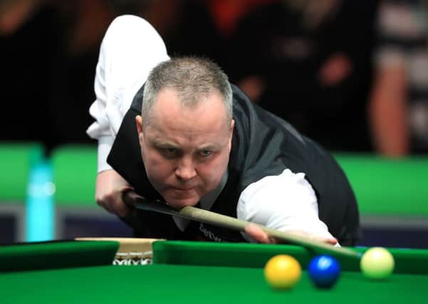 John Higgins reached the quarter-finals of last week's UK Championships. Picture: Mike Egerton/PA Wire