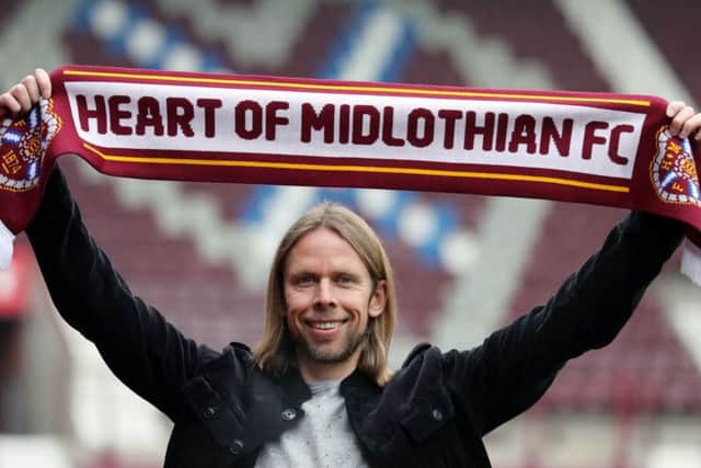 New Hearts assistant coach Austin MacPhee. Picture: Andrew Milligan/PA Wire