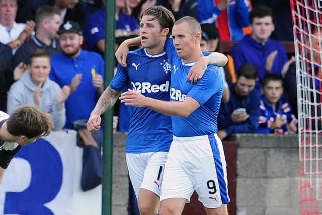 Josh Windass, left, has been suffering from persistent hamstring problems. Picture: Michael Gillen