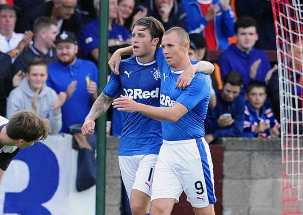 Josh Windass, left, has been suffering from persistent hamstring problems. Picture: Michael Gillen