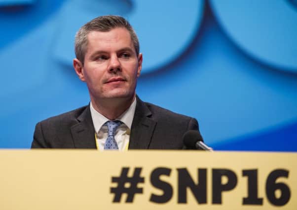 Finance secretary Derek Mackay has an opportunity to return the focus to domestic issues when he delivers the Scottish Government's draft budget next week. Picture: John Devlin