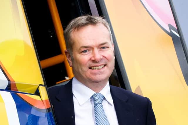 Stagecoach boss Martin Griffiths insisted there were 'positive long-term prospects' for public transport. Picture: Fraser Band/Stagecoach/PA Wire